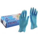 Manusi Vinil Pudrate Albastre Marimea S - Prima Vinil Examination Gloves Light Powdered Blue S